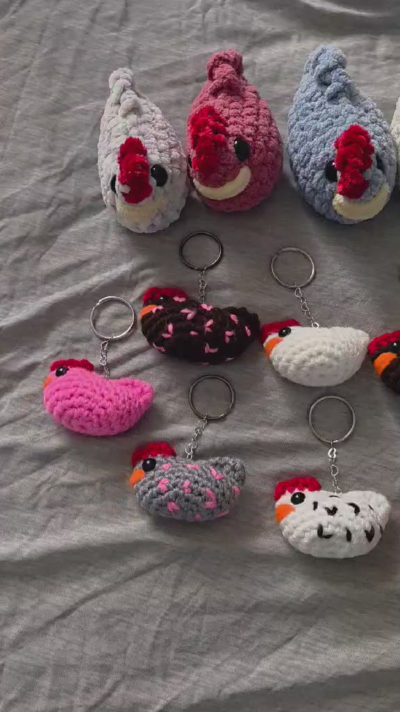 Keychain Chickens