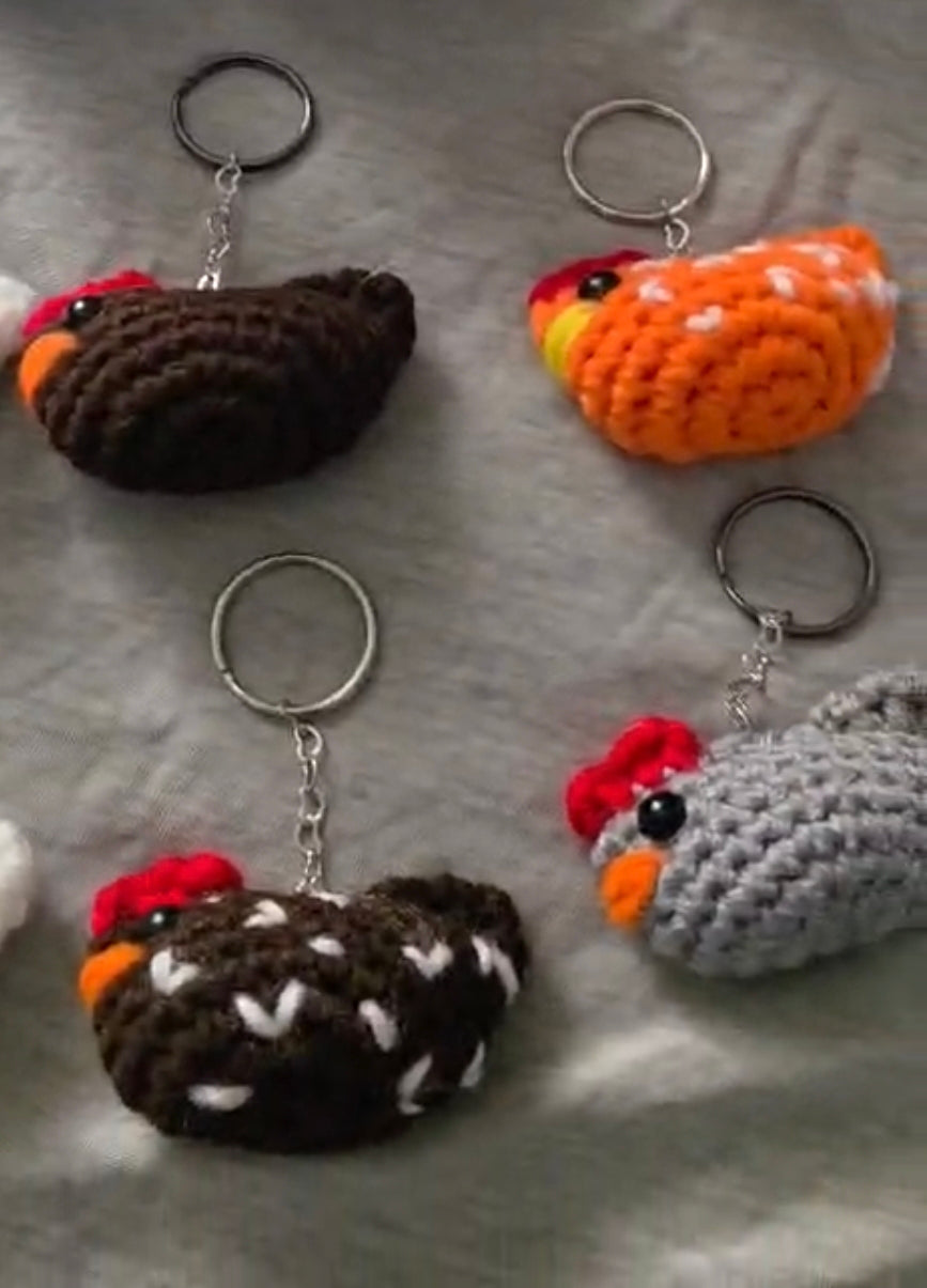 Keychain Chickens